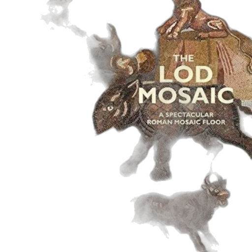 lod, mosaic, spectacular, roman, floor, book, cover, featuring transparent PNG cut-out