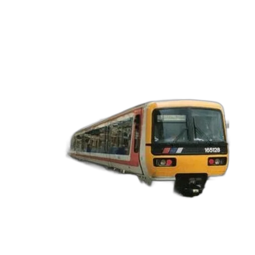 car, 3d render, photorealistic, concept art, yellow, train, station, passengers transparent PNG cut-out