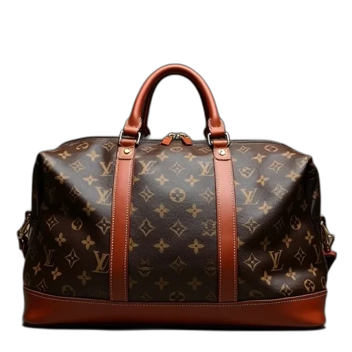 louis, vuitte, duffle, bag transparent PNG cut-out