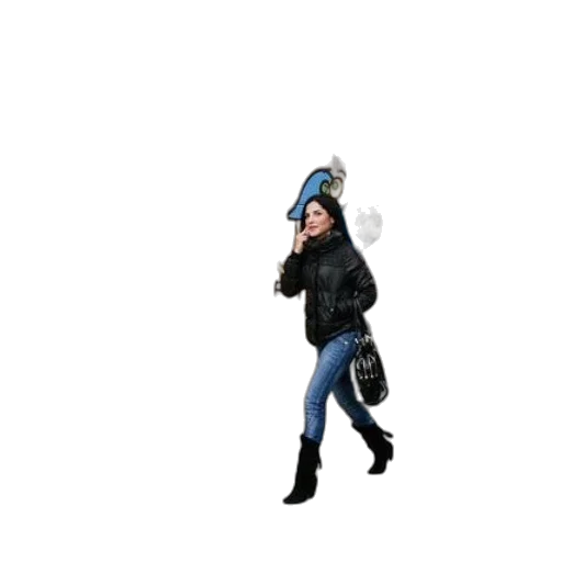 jacket, staff, hat, umbrella, 3d render, concept art, pixel art, photorealistic transparent PNG cut-out