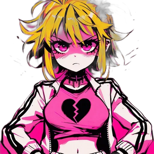 jacket, robot, mask, pixel art, cyberpunk, concept art, anime, neon lights transparent PNG cut-out