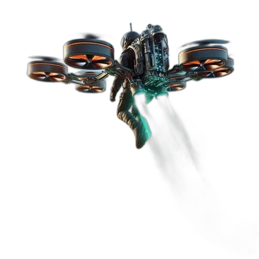 robot, weapon, dragon, creature, concept art, 3d render, cyberpunk, pixel art transparent PNG cut-out
