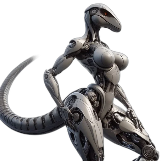robot, dragon, creature, animal, concept art, 3d render, fantasy art, outer space transparent PNG cut-out