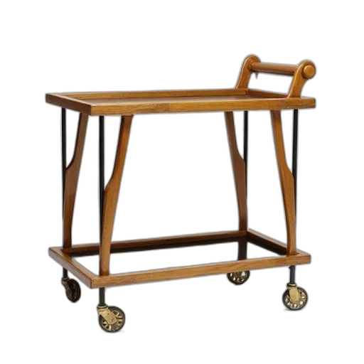 furniture, 3d render, vintage, italian transparent PNG cut-out