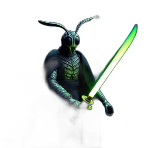 creature, staff, animal, sword, concept art, 3d render, fantasy art, pixel art transparent PNG cut-out