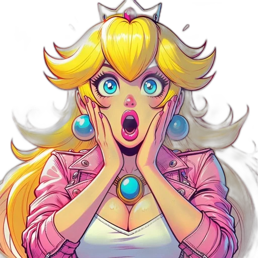 crown, concept art, pixel art, anime, vaporwave, pastel, animated, character transparent PNG cut-out