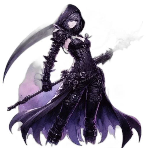 weapon, sword, staff, fantasy art, concept art, pixel art, comic book art, dark transparent PNG cut-out