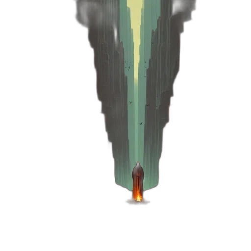 sword, umbrella, staff, creature, concept art, pixel art, watercolor, fantasy art transparent PNG cut-out