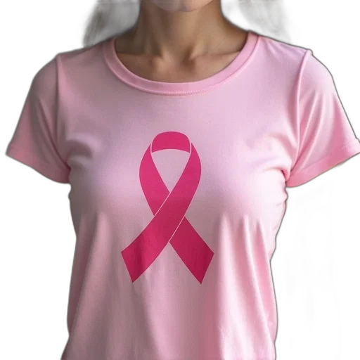 breast, cancer, shirt transparent PNG cut-out