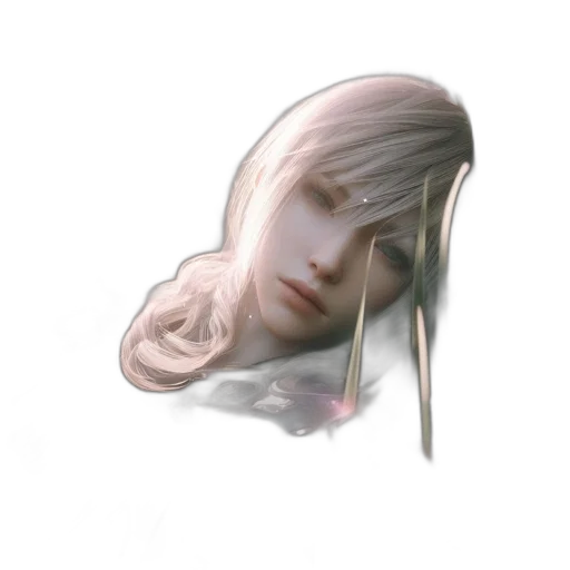 face, hair, mask, creature, concept art, photorealistic, fantasy art, watercolor transparent PNG cut-out