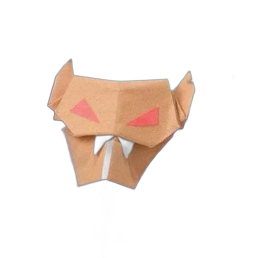 mask, hat, crown, face, 3d render, monster, origami, book transparent PNG cut-out