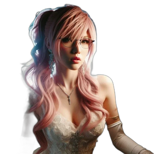 dress, jewelry, fantasy art, concept art, 3d render, photorealistic, pastel, woman transparent PNG cut-out