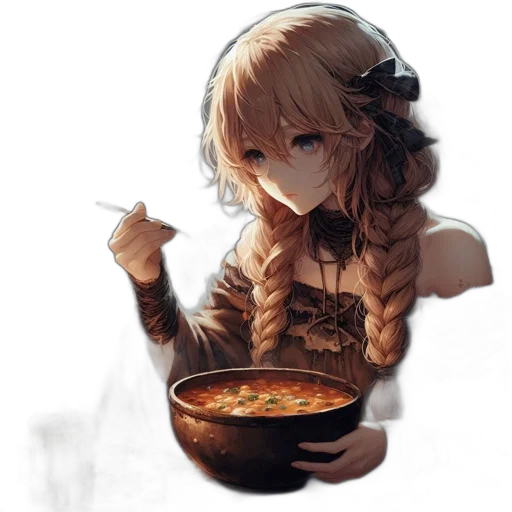 food, staff, weapon, face, pixel art, anime, fantasy art, concept art transparent PNG cut-out