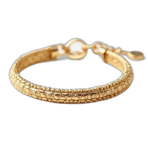jewelry, crown, golden, close-up, image, gold-colored, bracelet, textured transparent PNG cut-out