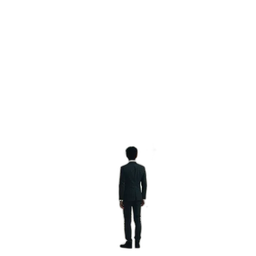 robot, jacket, staff, face transparent PNG cut-out