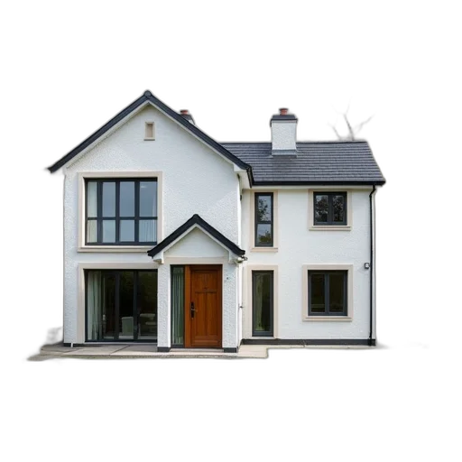 building, 3d render, photorealistic, energy transparent PNG cut-out