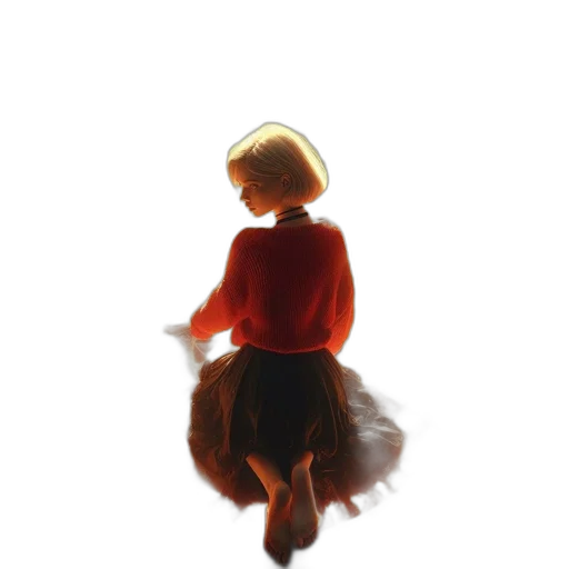 dress, crown, staff, jacket, concept art, 3d render, watercolor, pixel art transparent PNG cut-out