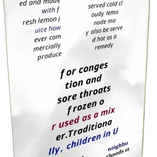 poster, text, about, lemonade, mentioning, being, served, cold transparent PNG cut-out