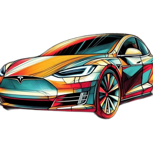 car, concept art, cartoon, 3d render, photorealistic, futuristic, stylized, illustration transparent PNG cut-out