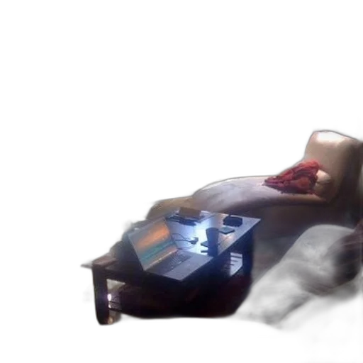 furniture, robot, car, shoes, 3d render, concept art, photorealistic, vaporwave transparent PNG cut-out