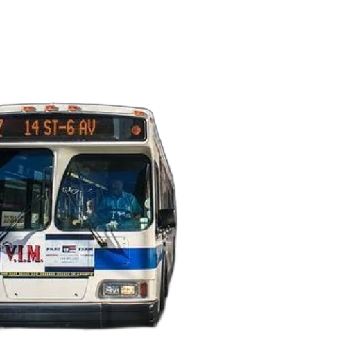 staff, photorealistic, 3d render, concept art, city, bus, busy, street transparent PNG cut-out
