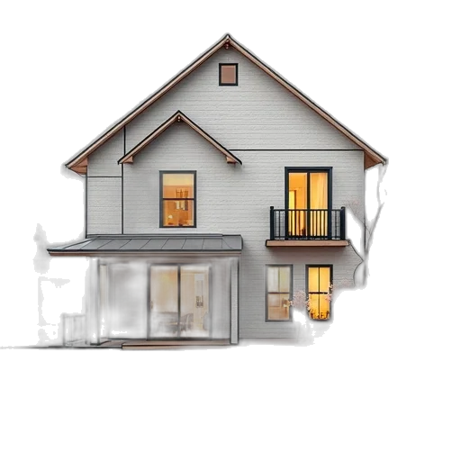 building, 3d render, photorealistic, concept art transparent PNG cut-out