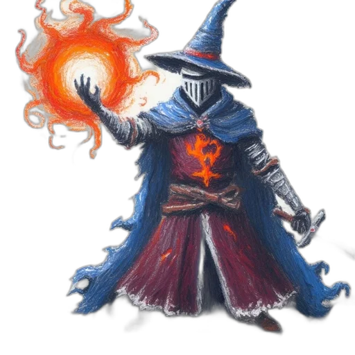 staff, mask, dragon, hat, concept art, fantasy art, pixel art, watercolor transparent PNG cut-out