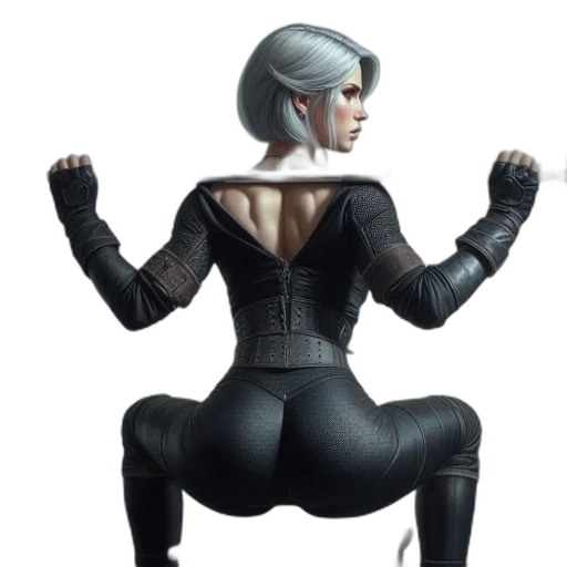 robot, jacket, furniture, concept art, 3d render, cyberpunk, comic book art, woman transparent PNG cut-out
