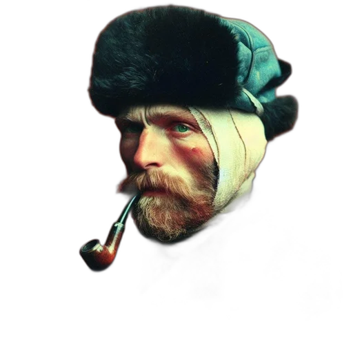 hat, face, mask, staff, photorealistic, oil painting, pixel art, concept art transparent PNG cut-out