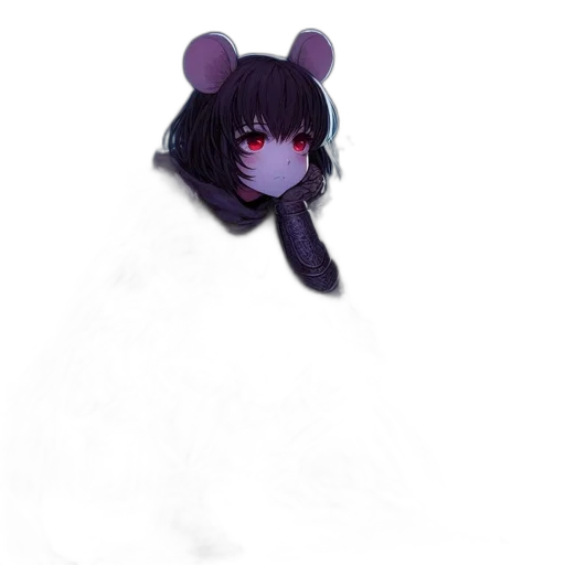 creature, mask, animal, staff, anime, pixel art, concept art, 3d render transparent PNG cut-out