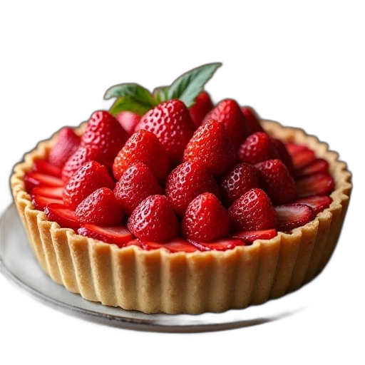 food, crown, photorealistic, 3d render transparent PNG cut-out