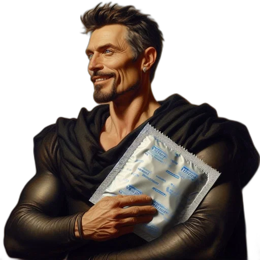 jacket, face, comic book art, concept art, cyberpunk, fantasy art, man, beard transparent PNG cut-out