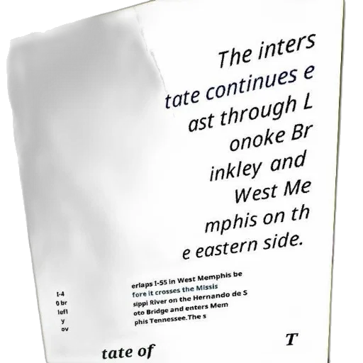 interst, tate, continues, ast, through, onoke, inkley, west transparent PNG cut-out