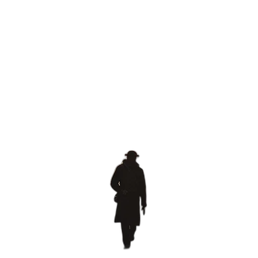 hat, jacket, staff, robot, concept art, pixel art, comic book art, cartoon transparent PNG cut-out
