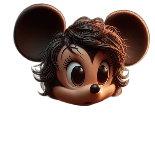 mask, face, hair, animal, 3d render, cartoon, photorealistic, concept art transparent PNG cut-out