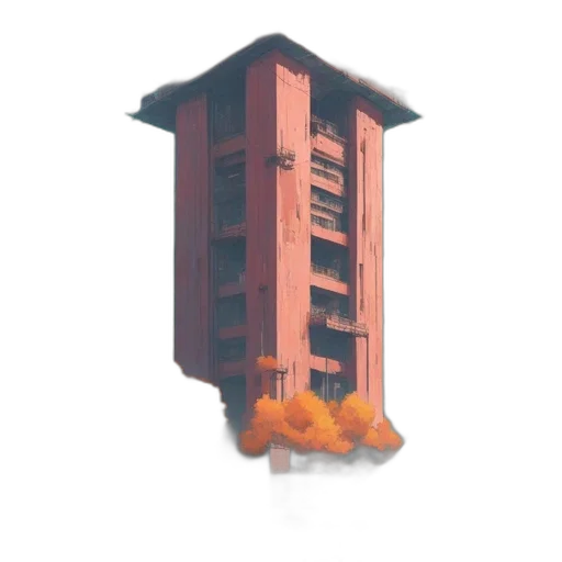 building, furniture, weapon, face, concept art, 3d render, pixel art, photorealistic transparent PNG cut-out