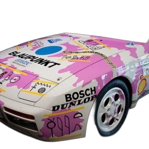 car, concept art, vaporwave, 3d render, photorealistic, pastel, colorful, graffiti-covered transparent PNG cut-out