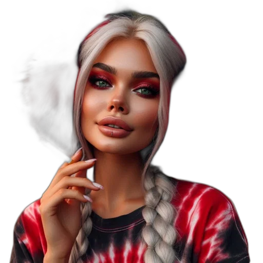 face, fantasy art, photorealistic, concept art, pixel art, fire, red, pastel transparent PNG cut-out