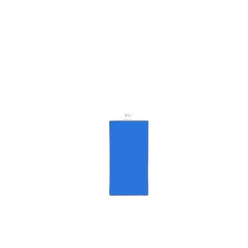 robot, pixel art, blue, monochrome transparent PNG cut-out