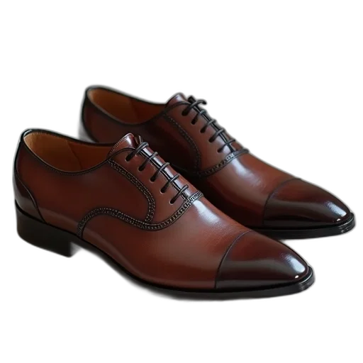 shoes, photorealistic, ultimate, leather transparent PNG cut-out