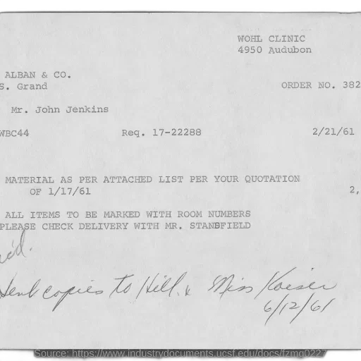 typed, letter, wohl, clinic, john, jenkins, regarding, order transparent PNG cut-out