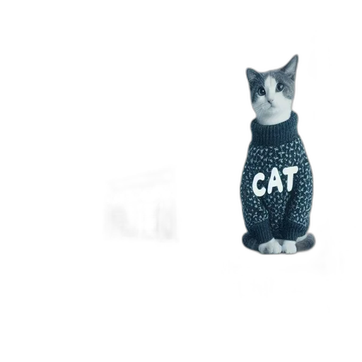 animal, creature, jacket, dress, 3d render, photorealistic, concept art, during transparent PNG cut-out