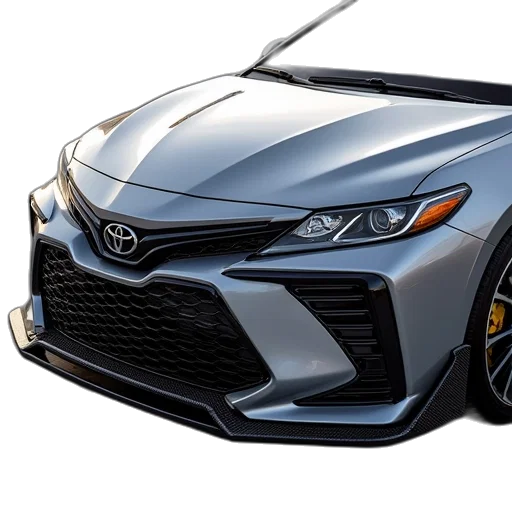 car, photorealistic, 3d render, concept art, carbon, fiber, front, bumpers transparent PNG cut-out