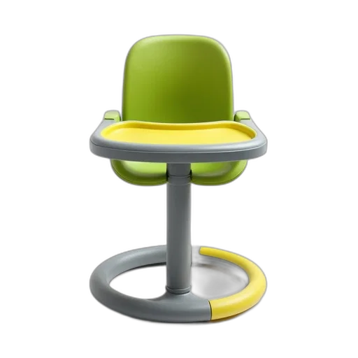 furniture, staff, 3d render, green, high, chair, seat, backrest transparent PNG cut-out