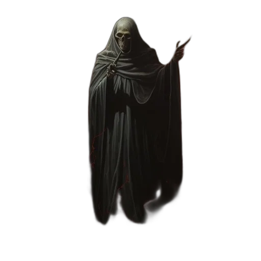 creature, mask, staff, jacket, concept art, pixel art, fantasy art, 3d render transparent PNG cut-out