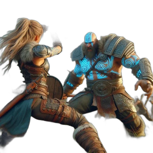 sword, weapon, concept art, fantasy art, 3d render, comic book art, fire, underwater transparent PNG cut-out