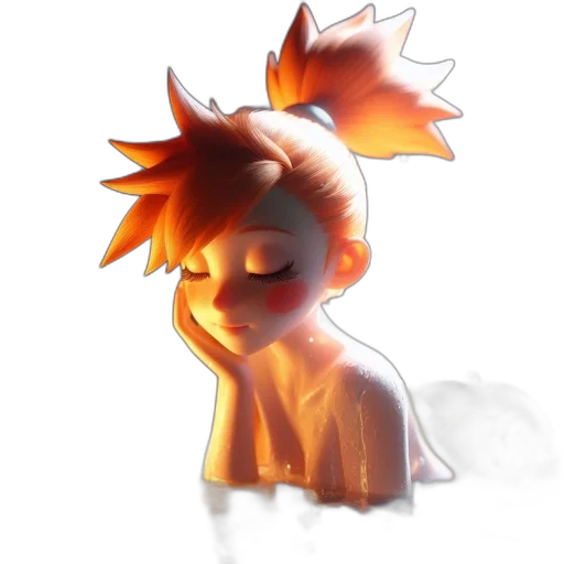 mask, creature, staff, dragon, concept art, pixel art, 3d render, watercolor transparent PNG cut-out