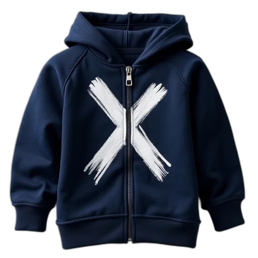 jacket, inverted, white, symbol, drawn, navy, baby, zip transparent PNG cut-out