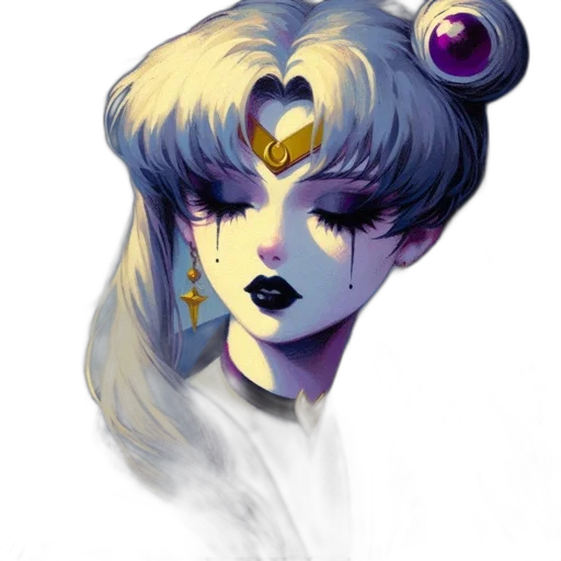 mask, face, crown, fantasy art, concept art, pixel art, anime, outer space transparent PNG cut-out