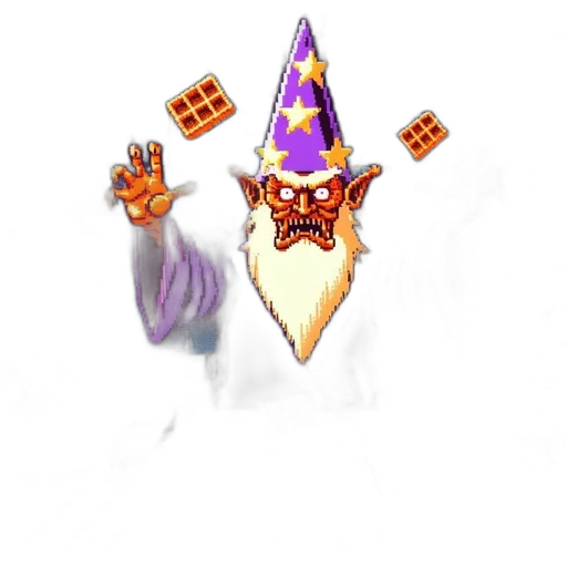 staff, crown, dragon, weapon, concept art, fantasy art, pixel art, 3d render transparent PNG cut-out